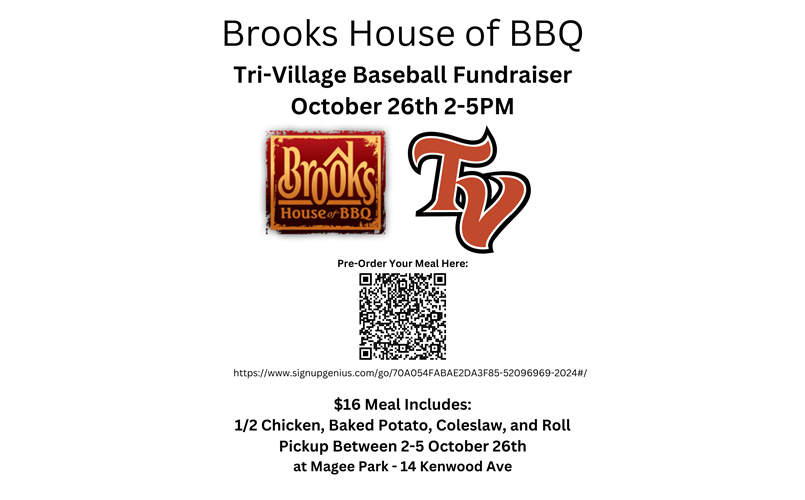 Brooks BBQ Fundraiser - October 24th